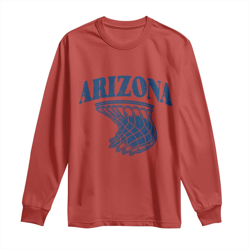 Arizona State Hoops Fan Gift Long Sleeve Shirt Basketball Lover