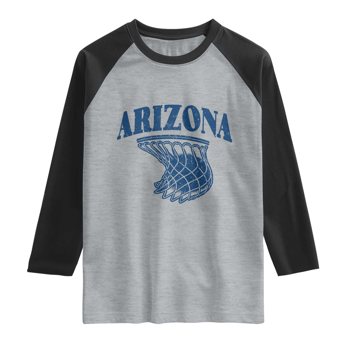 Arizona State Hoops Fan Gift Raglan Shirt Basketball Lover