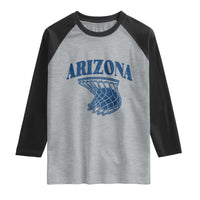 Arizona State Hoops Fan Gift Raglan Shirt Basketball Lover