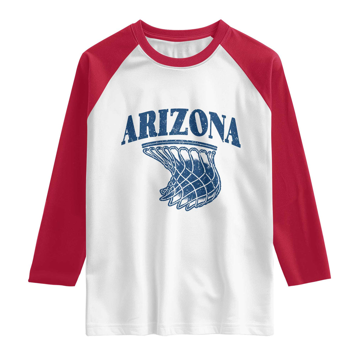 Arizona State Hoops Fan Gift Raglan Shirt Basketball Lover