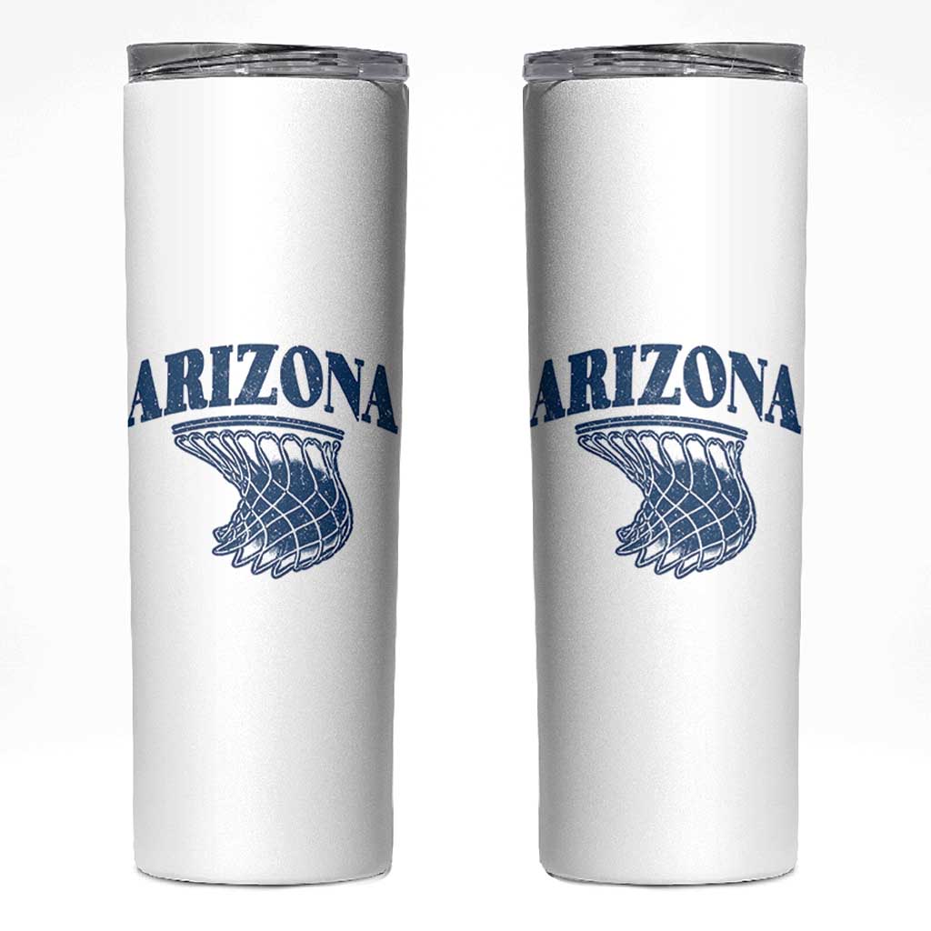 Arizona State Hoops Fan Gift Skinny Tumbler Basketball Lover