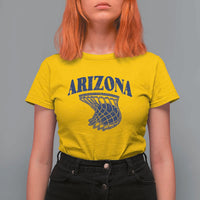 Arizona State Hoops Fan Gift T Shirt For Women Basketball Lover