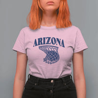 Arizona State Hoops Fan Gift T Shirt For Women Basketball Lover