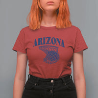 Arizona State Hoops Fan Gift T Shirt For Women Basketball Lover