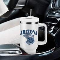 Arizona State Hoops Fan Gift Tumbler With Handle Basketball Lover