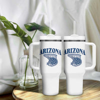 Arizona State Hoops Fan Gift Tumbler With Handle Basketball Lover