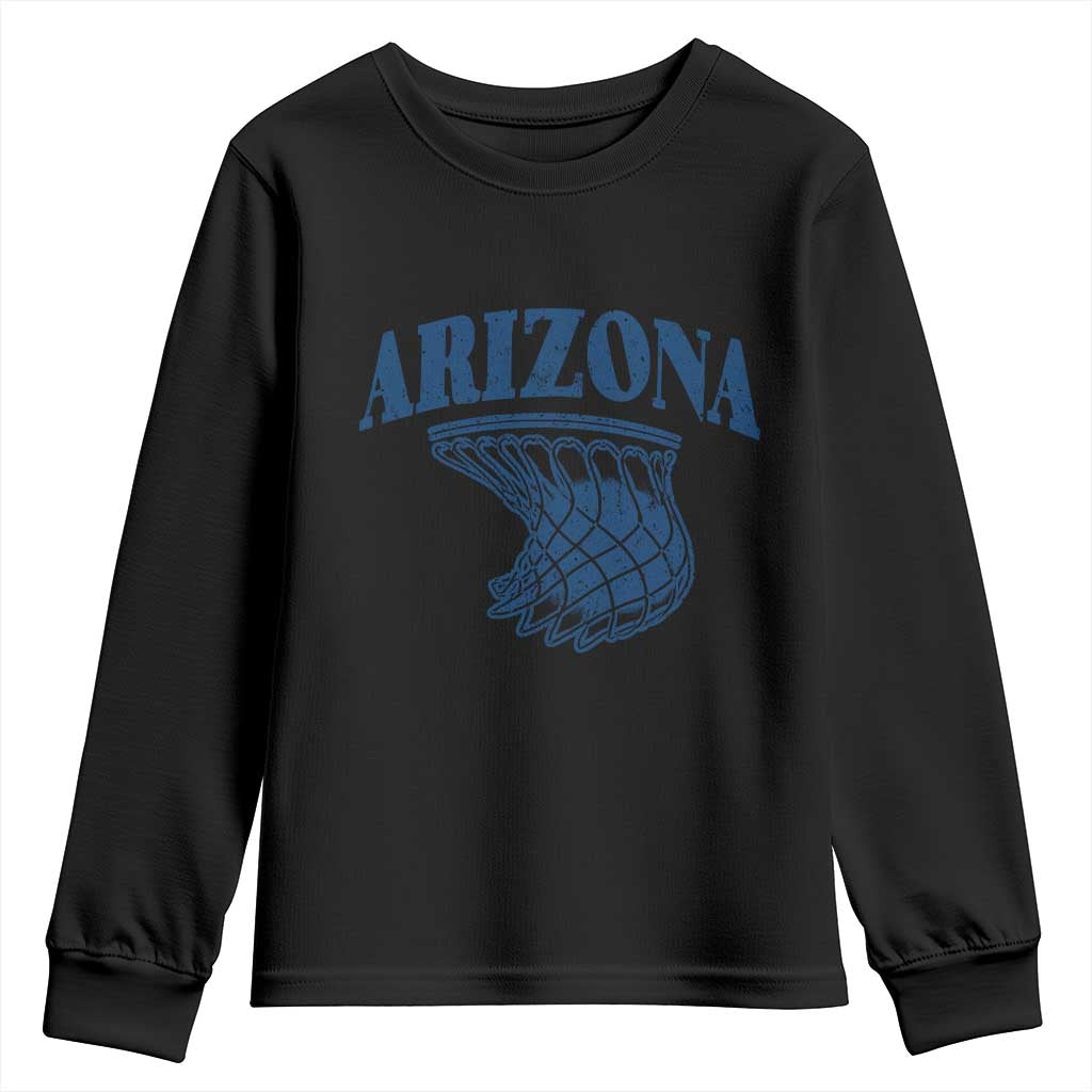 Arizona State Hoops Fan Gift Youth Sweatshirt Basketball Lover
