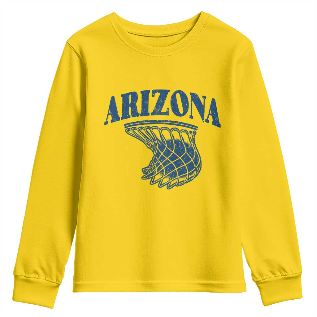 Arizona State Hoops Fan Gift Youth Sweatshirt Basketball Lover