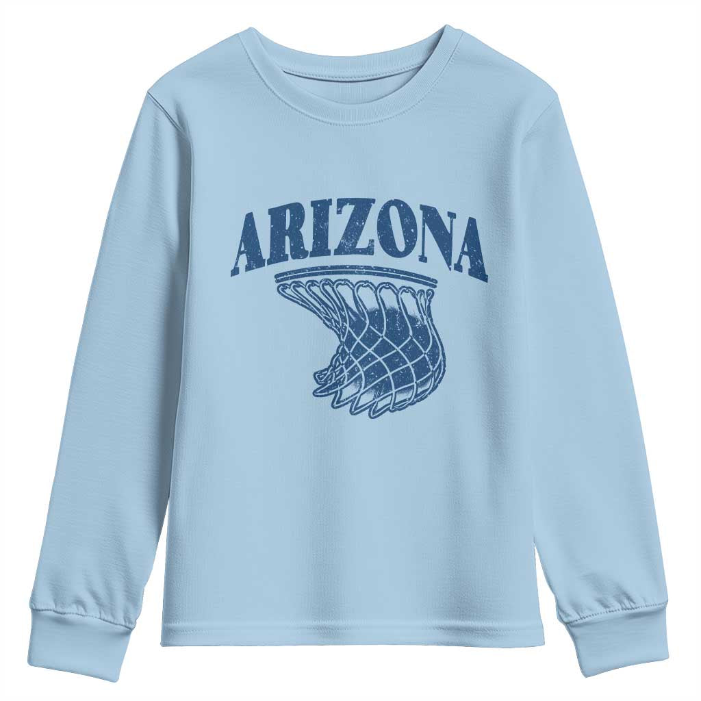 Arizona State Hoops Fan Gift Youth Sweatshirt Basketball Lover
