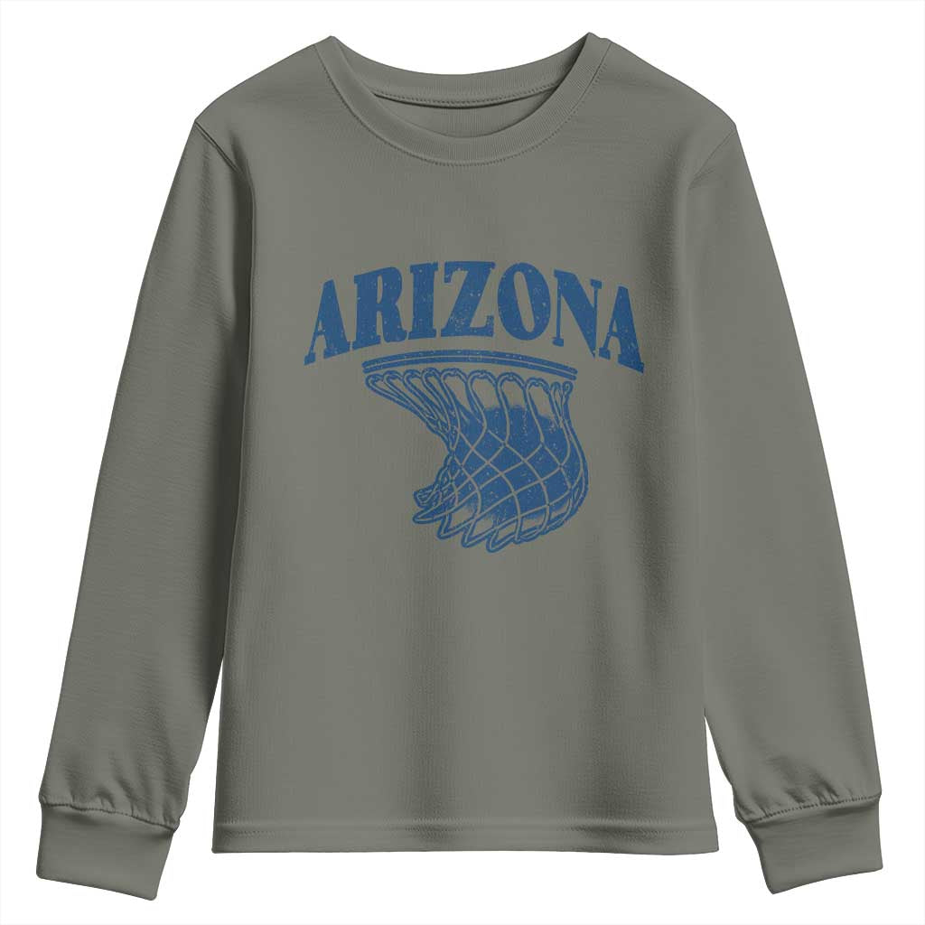 Arizona State Hoops Fan Gift Youth Sweatshirt Basketball Lover