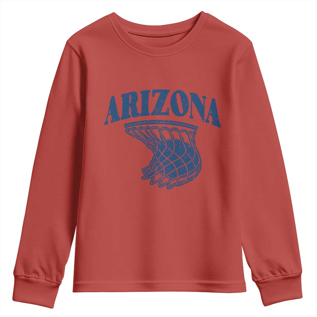 Arizona State Hoops Fan Gift Youth Sweatshirt Basketball Lover