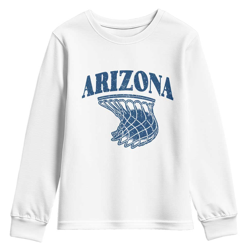 Arizona State Hoops Fan Gift Youth Sweatshirt Basketball Lover