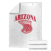 Arizona Fan Throw Blanket Southwest Basketball Sports Lover