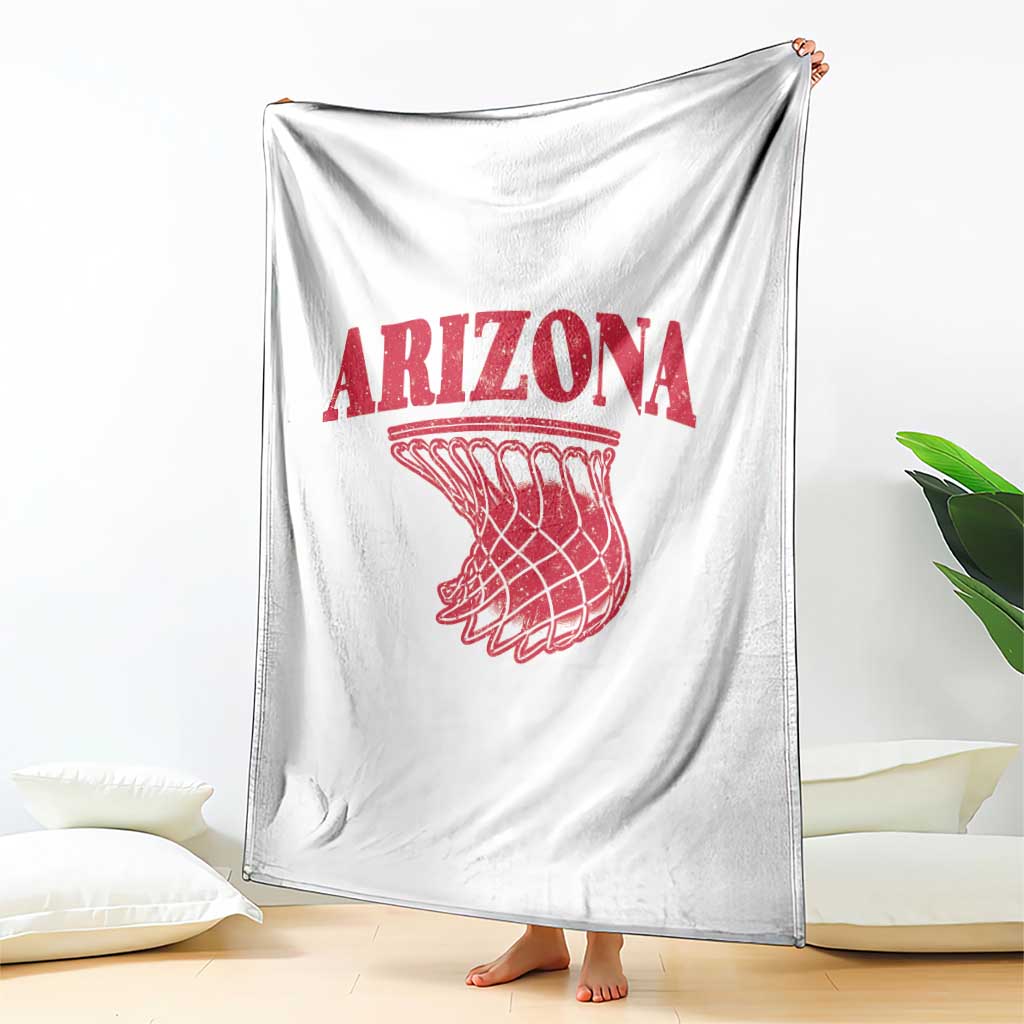 Arizona Fan Throw Blanket Southwest Basketball Sports Lover