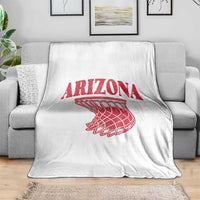 Arizona Fan Throw Blanket Southwest Basketball Sports Lover
