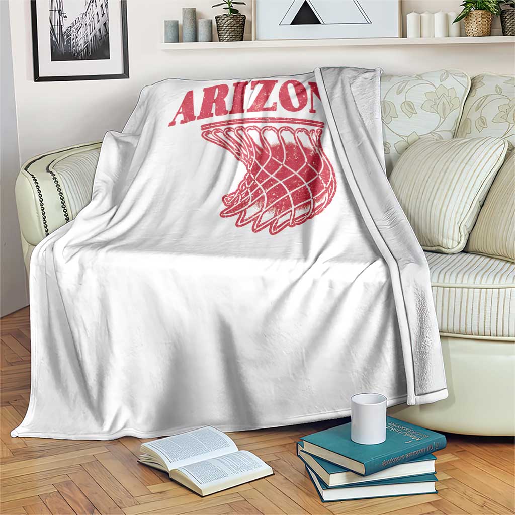 Arizona Fan Throw Blanket Southwest Basketball Sports Lover