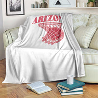 Arizona Fan Throw Blanket Southwest Basketball Sports Lover