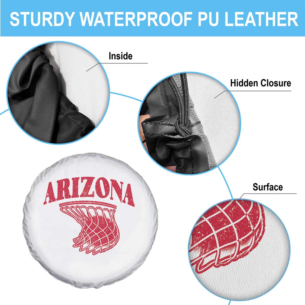 Arizona Fan Spare Tire Cover Southwest Basketball Sports Lover