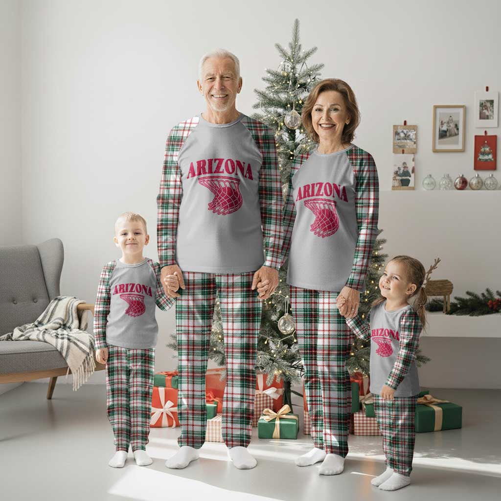 Arizona Fan Plaid Pajama Set Southwest Basketball Sports Lover
