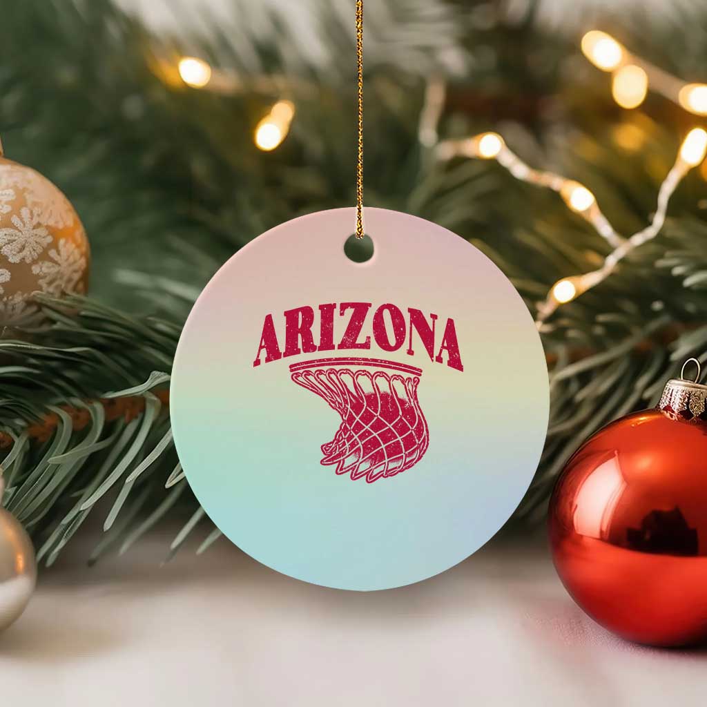 Arizona Fan Ceramic Ornament Southwest Basketball Sports Lover