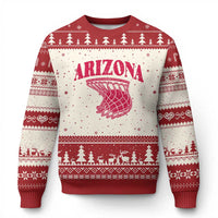 Arizona Fan Ugly Christmas Sweater Southwest Basketball Sports Lover