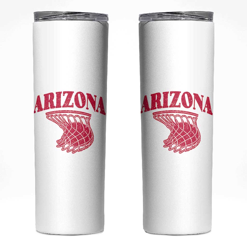 Arizona Fan Skinny Tumbler Southwest Basketball Sports Lover