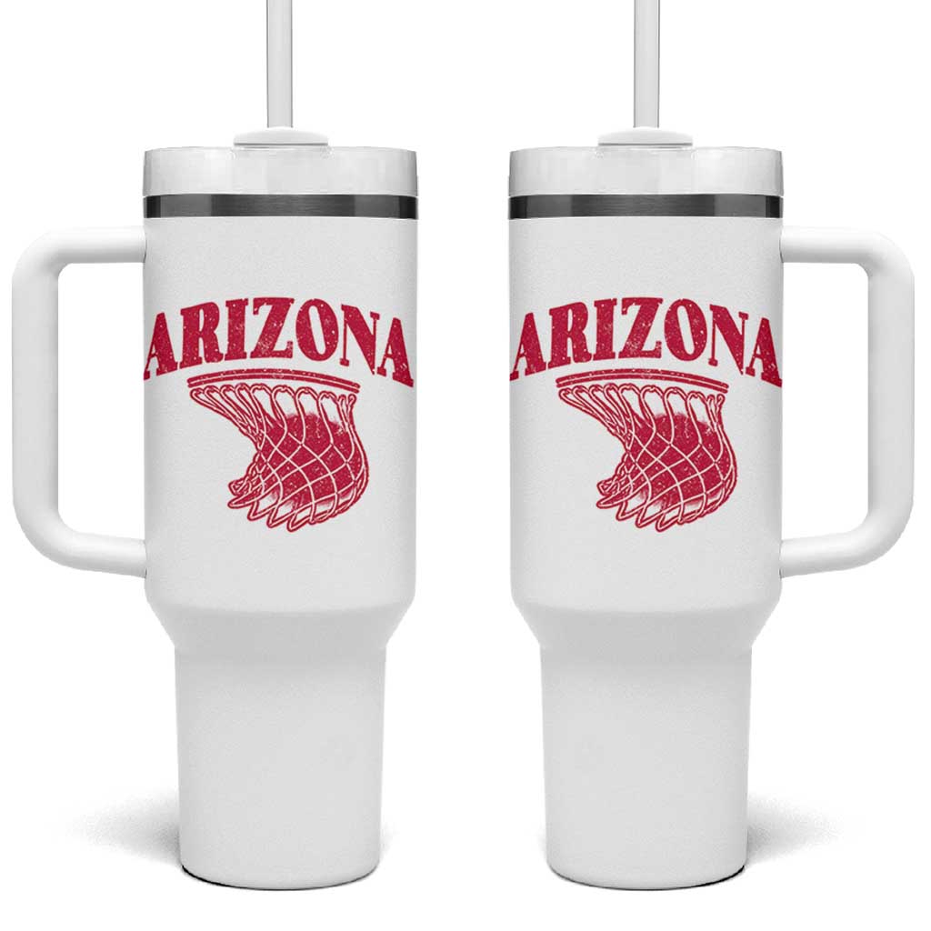 Arizona Fan Tumbler With Handle Southwest Basketball Sports Lover