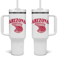 Arizona Fan Tumbler With Handle Southwest Basketball Sports Lover