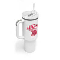 Arizona Fan Tumbler With Handle Southwest Basketball Sports Lover