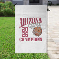 Arizona Champions Garden Flag Gift For Basketball Fan