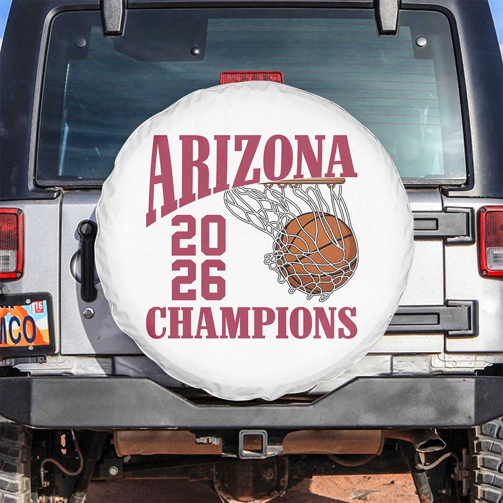 Arizona Champions Spare Tire Cover Gift For Basketball Fan