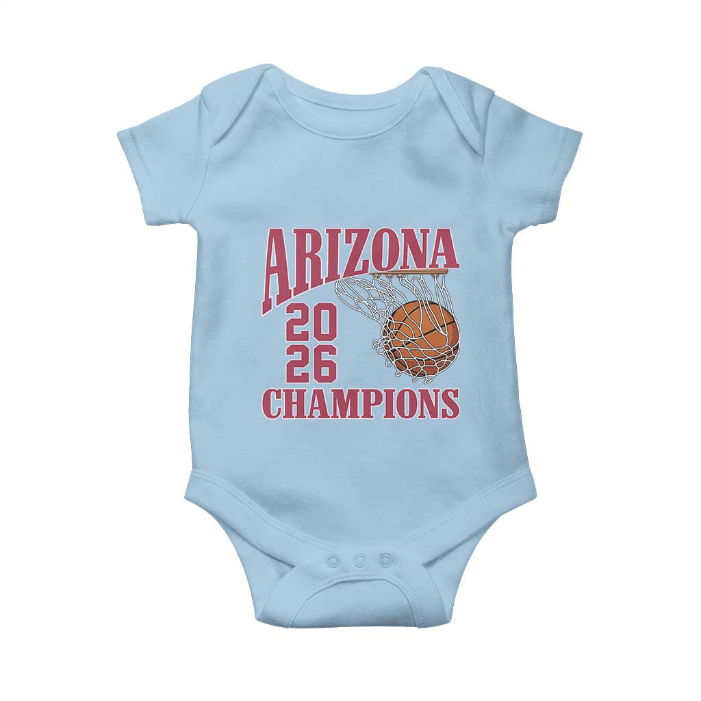 Arizona Champions Baby Onesie Gift For Basketball Fan