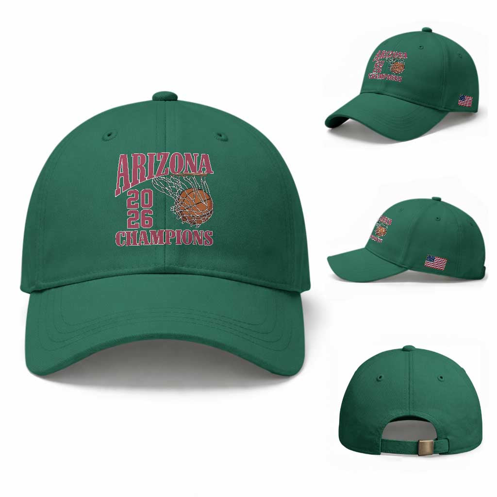 Arizona Champions Baseball Cap Gift For Basketball Fan