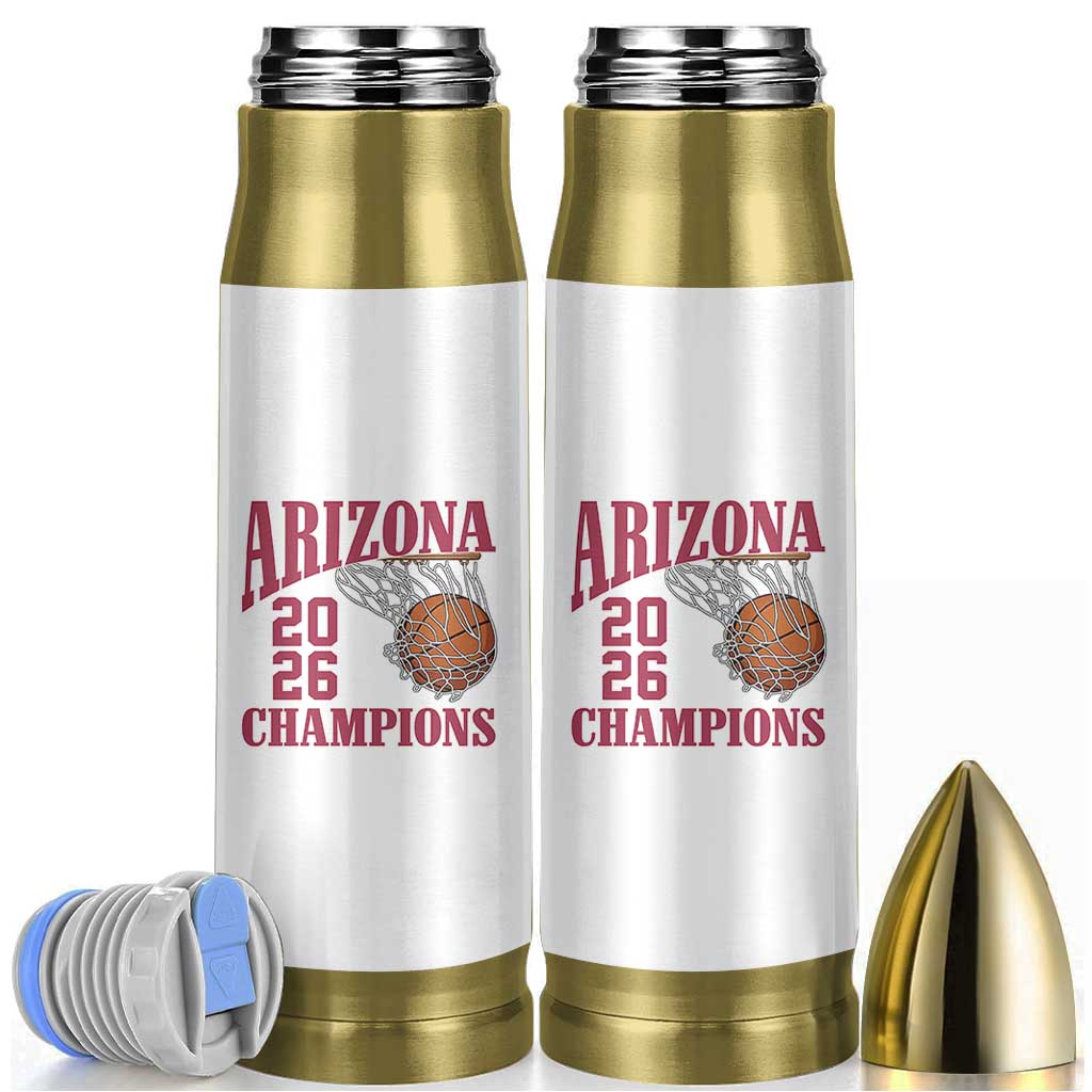 Arizona Champions Bullet Tumbler Gift For Basketball Fan