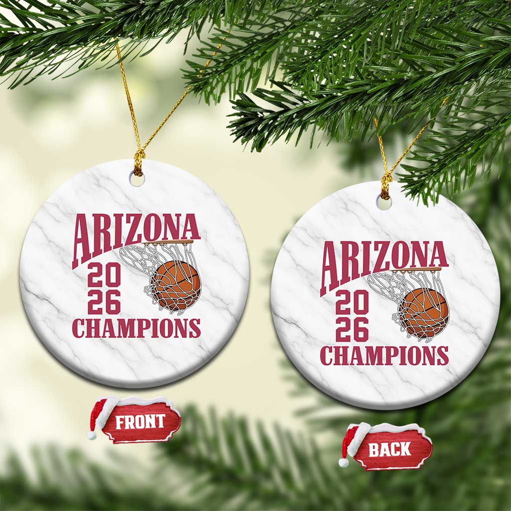 Arizona Champions Ceramic Ornament Gift For Basketball Fan