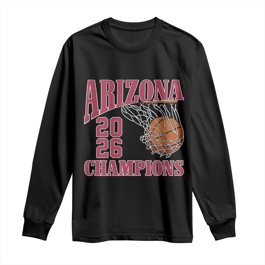 Arizona Champions Long Sleeve Shirt Gift For Basketball Fan