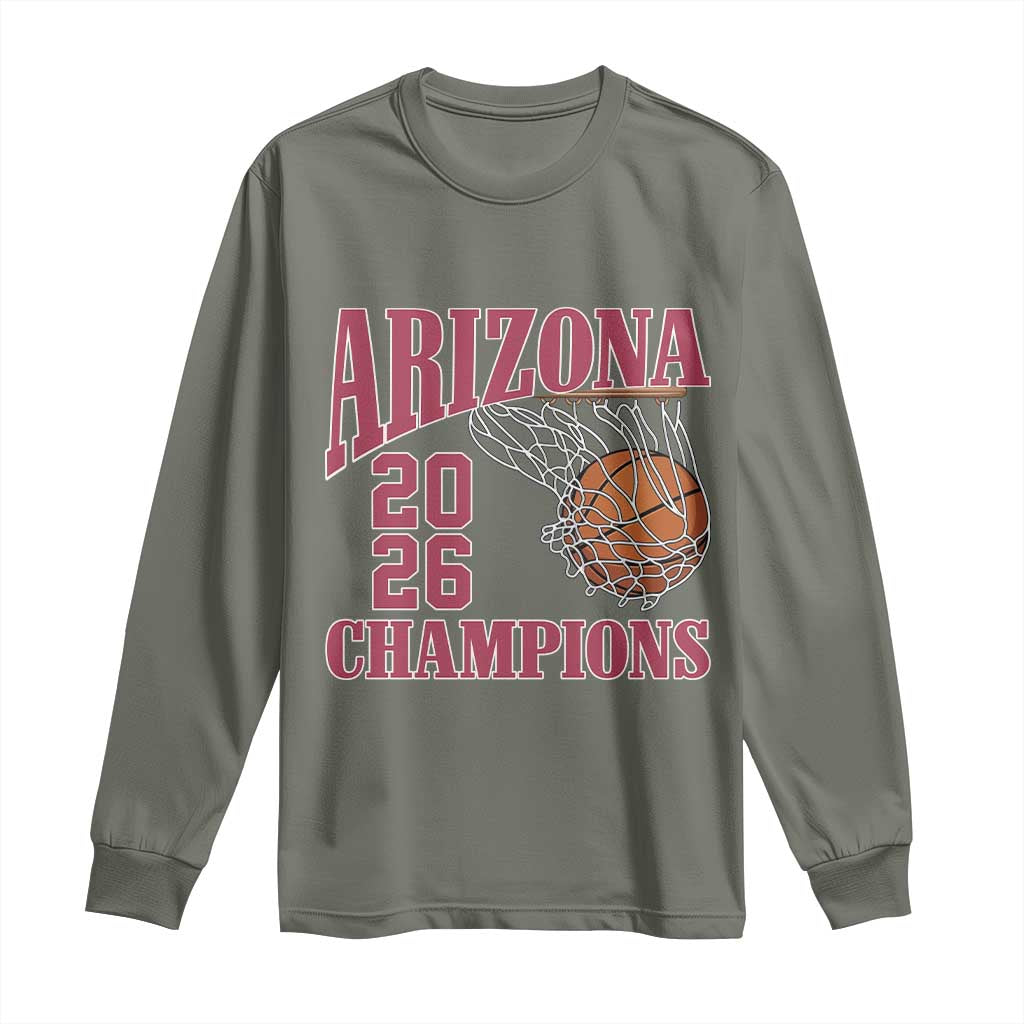 Arizona Champions Long Sleeve Shirt Gift For Basketball Fan