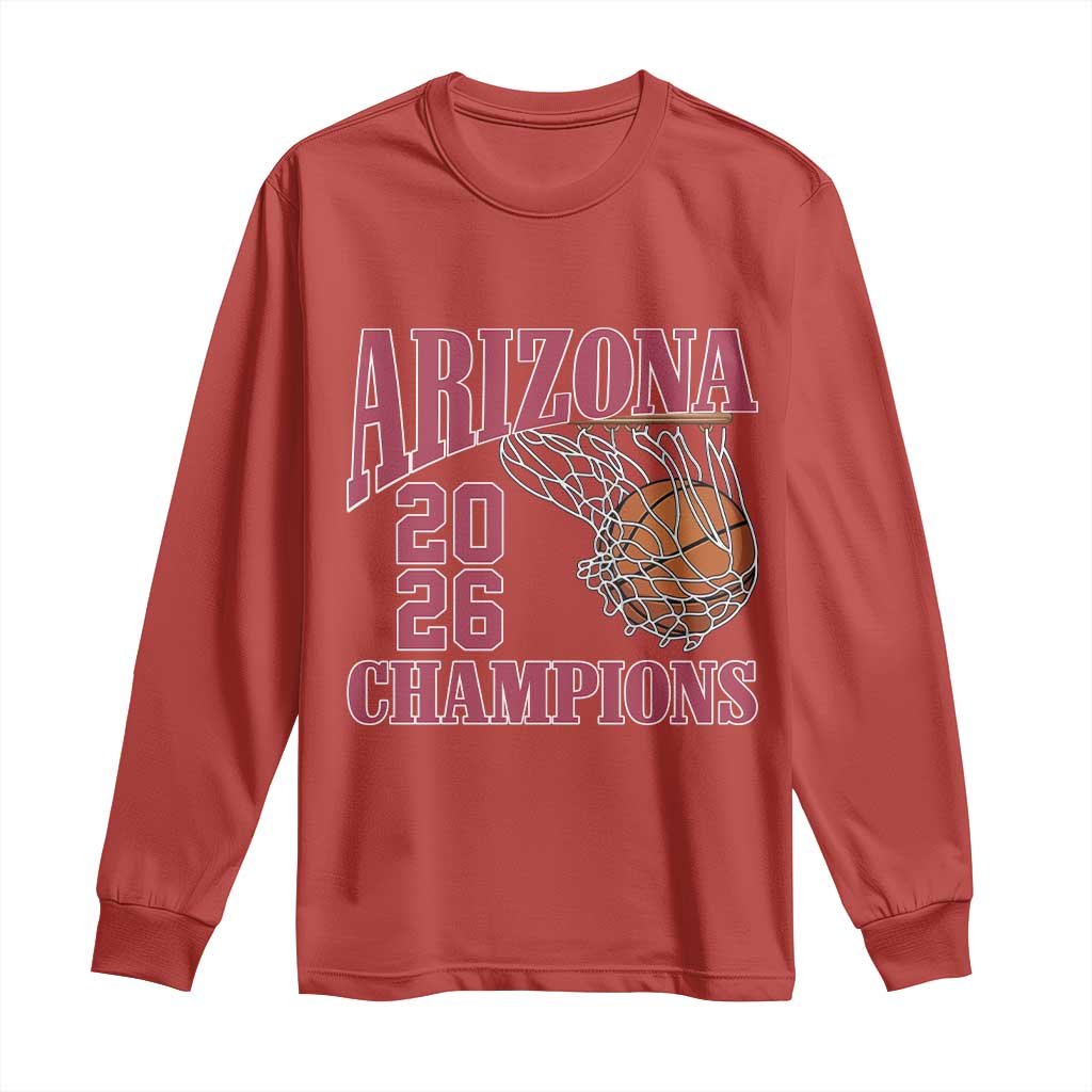 Arizona Champions Long Sleeve Shirt Gift For Basketball Fan