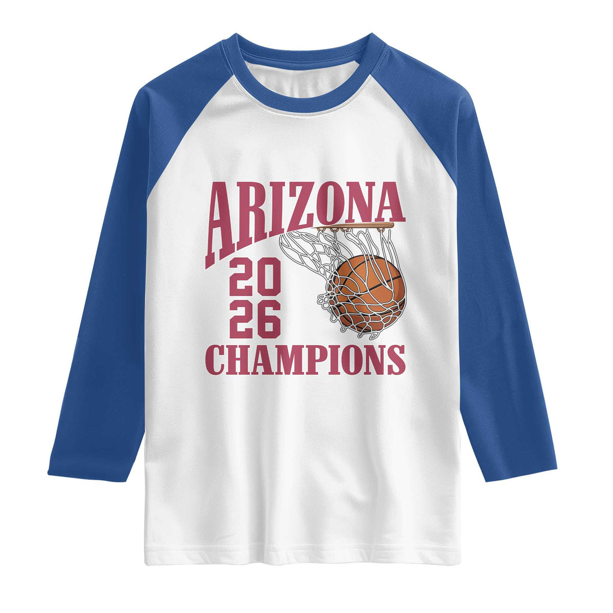 Arizona Champions Raglan Shirt Gift For Basketball Fan