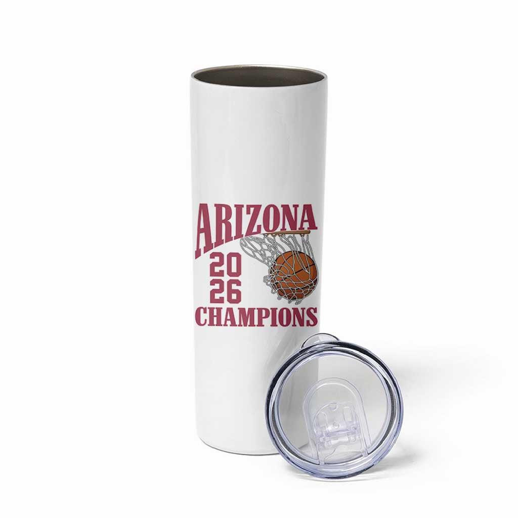 Arizona Champions Skinny Tumbler Gift For Basketball Fan