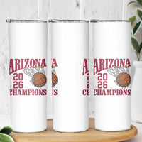 Arizona Champions Skinny Tumbler Gift For Basketball Fan