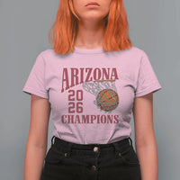 Arizona Champions T Shirt For Women Gift For Basketball Fan