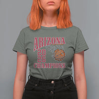 Arizona Champions T Shirt For Women Gift For Basketball Fan