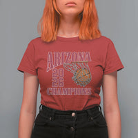 Arizona Champions T Shirt For Women Gift For Basketball Fan
