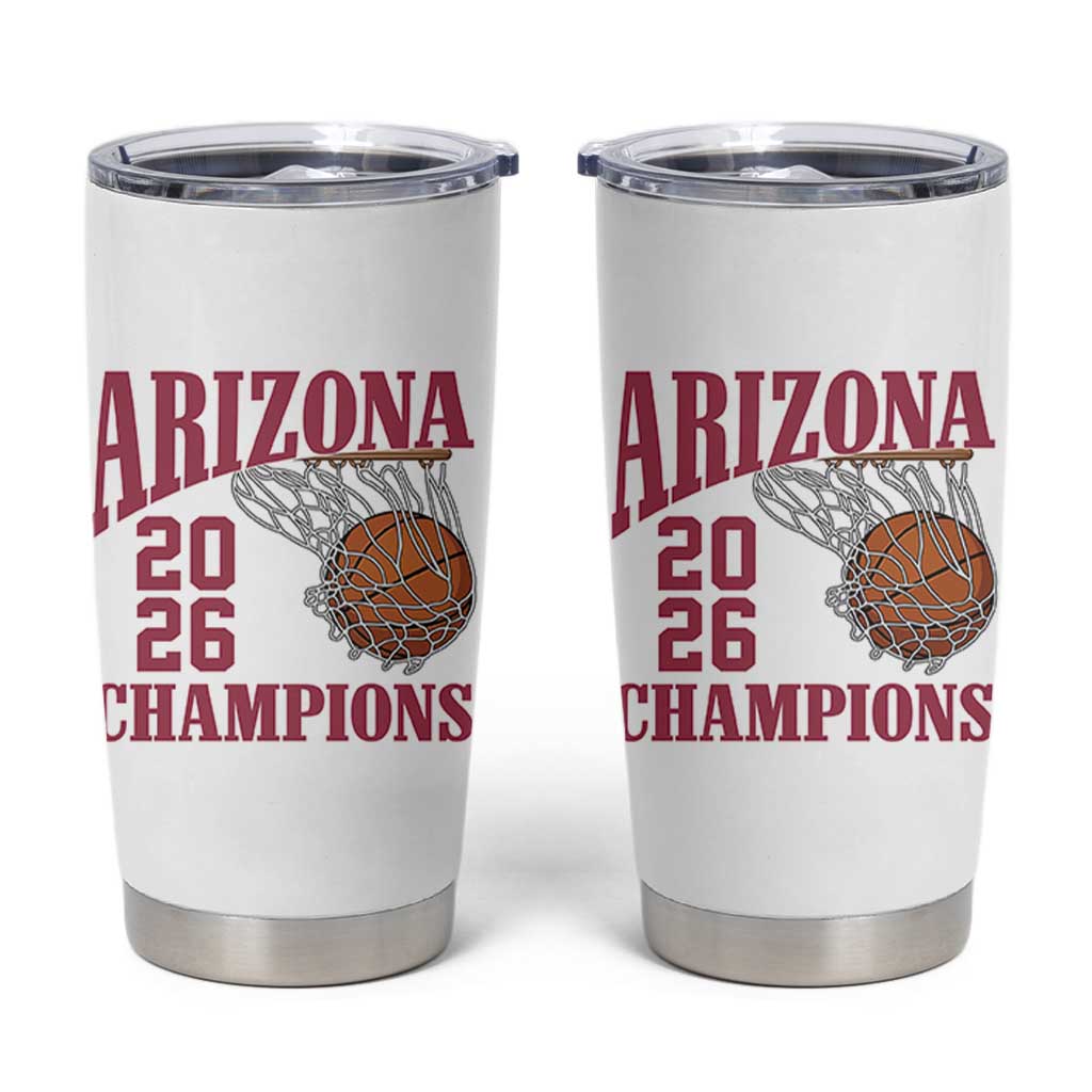 Arizona Champions Tumbler Cup Gift For Basketball Fan