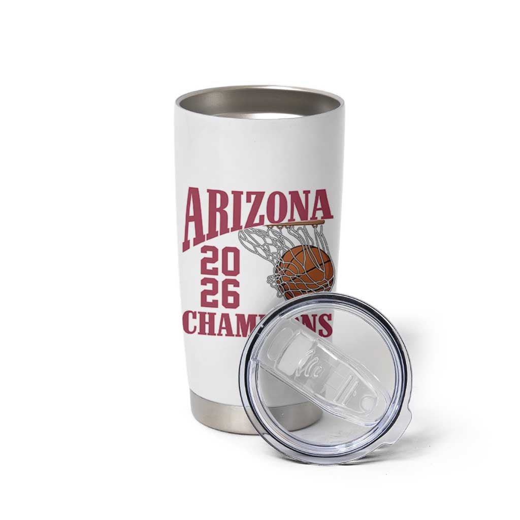 Arizona Champions Tumbler Cup Gift For Basketball Fan