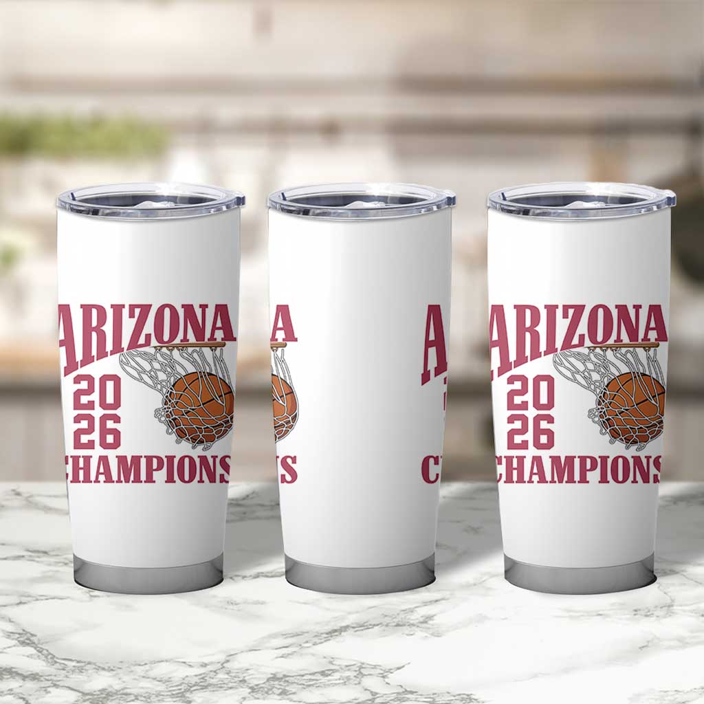 Arizona Champions Tumbler Cup Gift For Basketball Fan