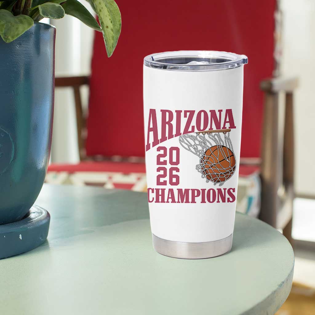 Arizona Champions Tumbler Cup Gift For Basketball Fan