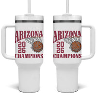 Arizona Champions Tumbler With Handle Gift For Basketball Fan