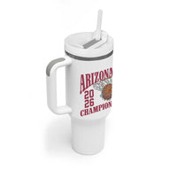 Arizona Champions Tumbler With Handle Gift For Basketball Fan
